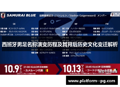 西班牙男足名称演变历程及其背后历史文化变迁解析 西班牙男足名称演变历程及其背后历史文化变迁解析